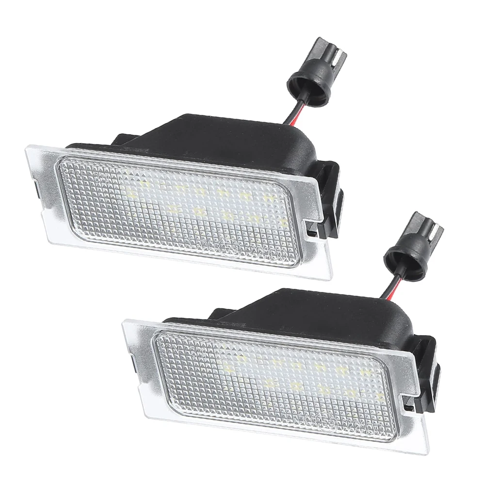 12V 2Pcs Car LED License Number Plate Lights White for Ford Edge Limited, SE, SEL, Sport Escape Hybrid, Limited XLS,7T4Z-13550-A