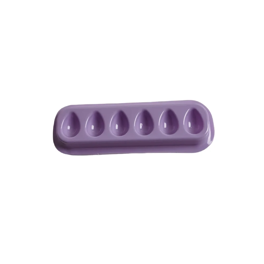 50 Stück = 1 Box Selbstklebende Wimpernverlängerungs-Klebertrays mit Fächern für Fächerwimpern, Private Label verfügbar