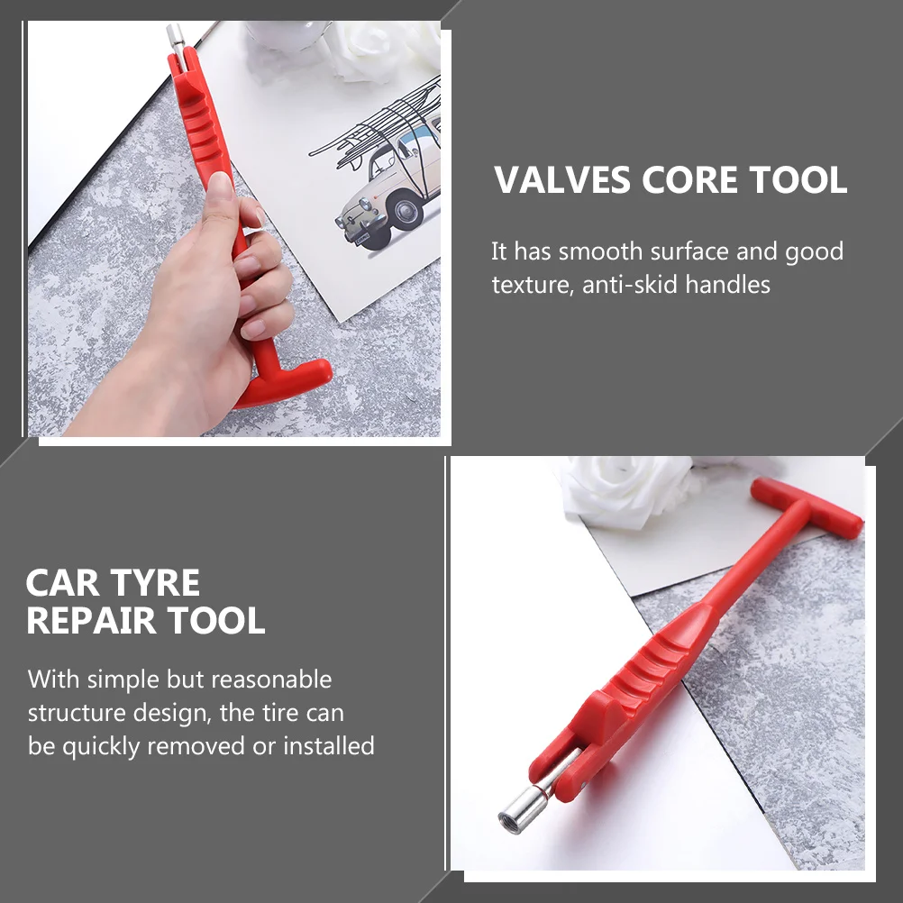 

2 pcs Tire Stem Installation Tool Plastic Durable Tyre Valve Repair Tool For Car Motorcycle Bike Off-Road Vehicles Anti-Skid