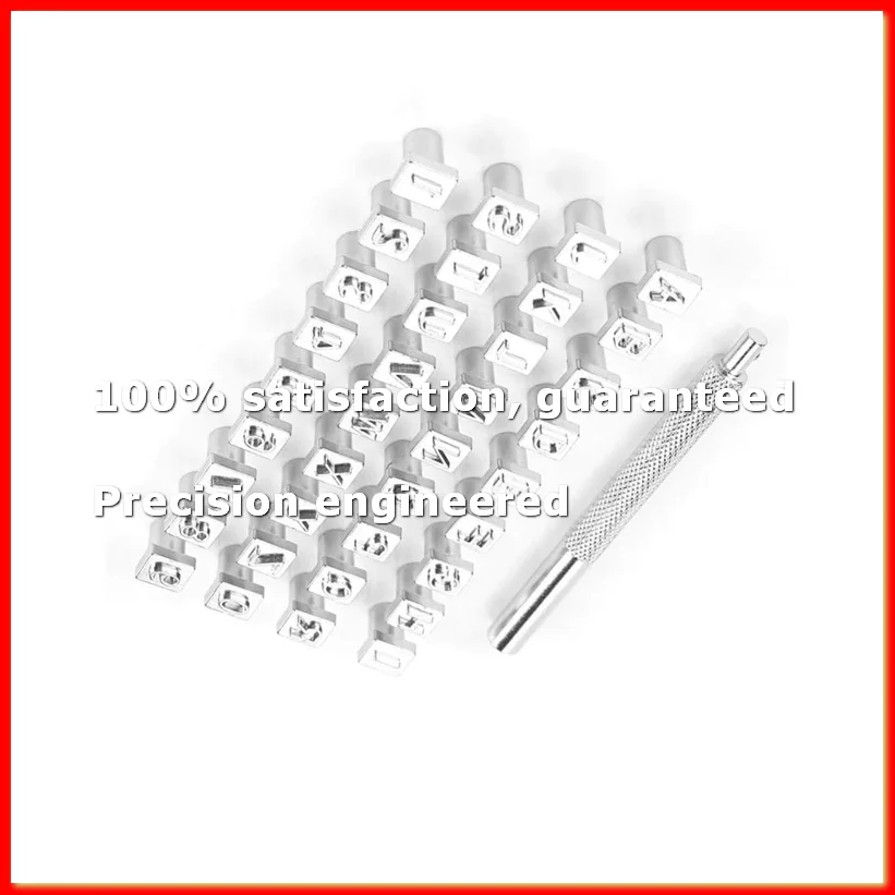 1 Box of 36 Letter and Number Stamp Sets, Metal Stamping Tools for Metal and Wood Stamping Punches 6MM-A79M