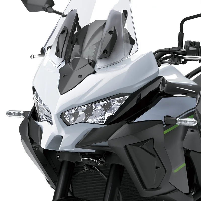 WOLFLINE Front Headlight Fairing Cover Cowl For KAWASAKI Versys1000 2019-2024 Motorcycle Head Lamp Protector Replacement