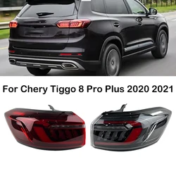 For Chery Tiggo 8 Pro Plus 2021 2022 LED Outside Car Rear Bumper Tail Lamp Tail Light Assembly Turn Signal Light Stop Brake Lamp