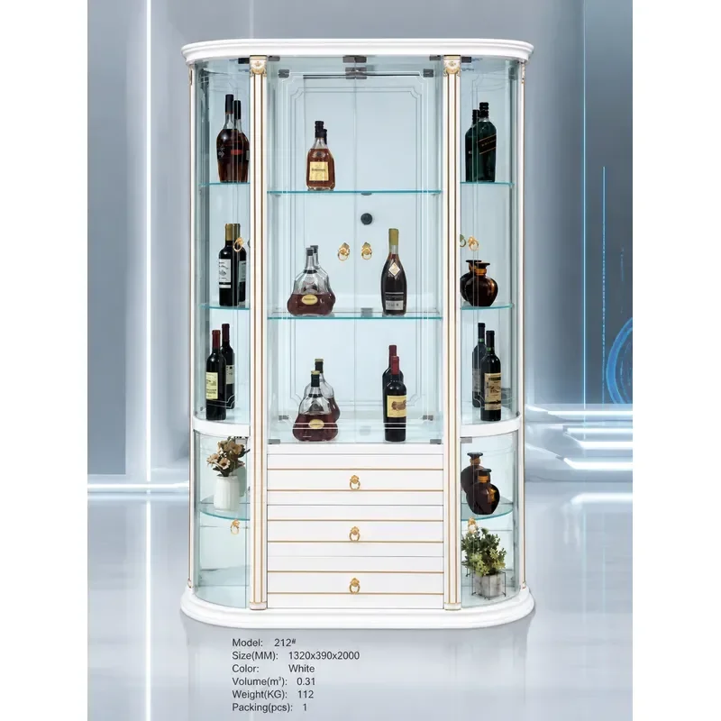 for European Style Wine Cabinet Household Storage Various Sizes and Styles Affordable Factory Direct Sales