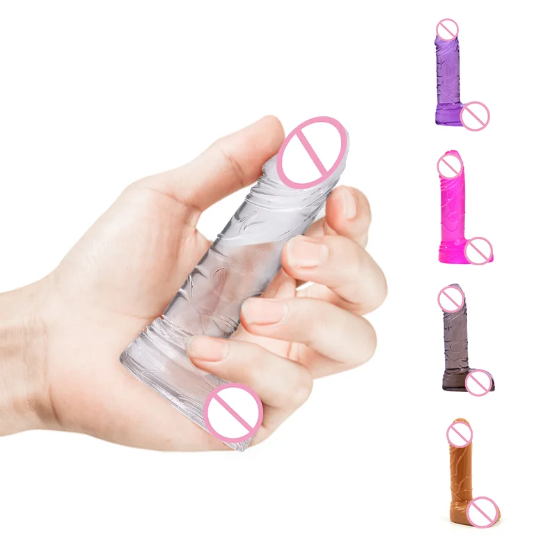 Mini TPE Dildo For Women Soft Small Penis Artificial Anal Vaginal Plug Dick Female Sex Toys 18+ Adult Products