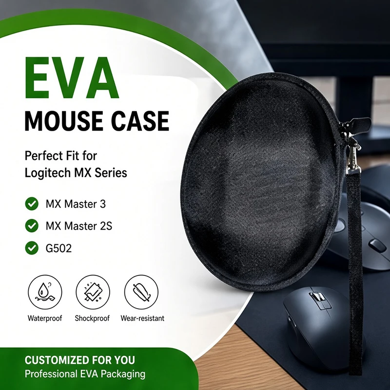 Hard EVA Mouse Protective Case For Logitech MX Master3 MX Master2S G502 Wireless Gaming Mouse Portable Shockproof Storage Bag