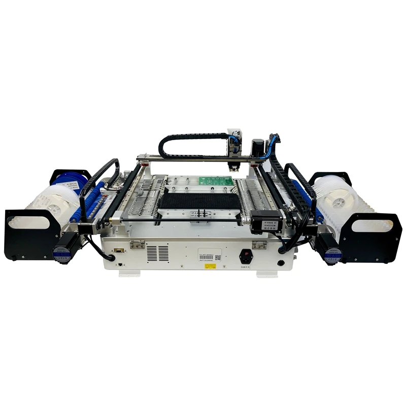 LYBGACNC Q1 Q2S Automatic SMT Pick and Place Machine  Dual 6 Heads 54 Bits With  Full Vision Desktop for LED Assembly Line