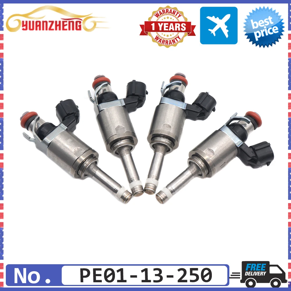 

Автомобильные топливные форсунки PE01-13-250 PE01-13-250B для Mazda 3 2012-2018 CX-3 MX-5 CX-5 2013-2016 Miata 2016-2018 PE 0113250