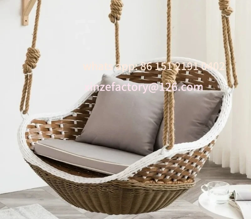 Customizable rattan chair indoor household hammock