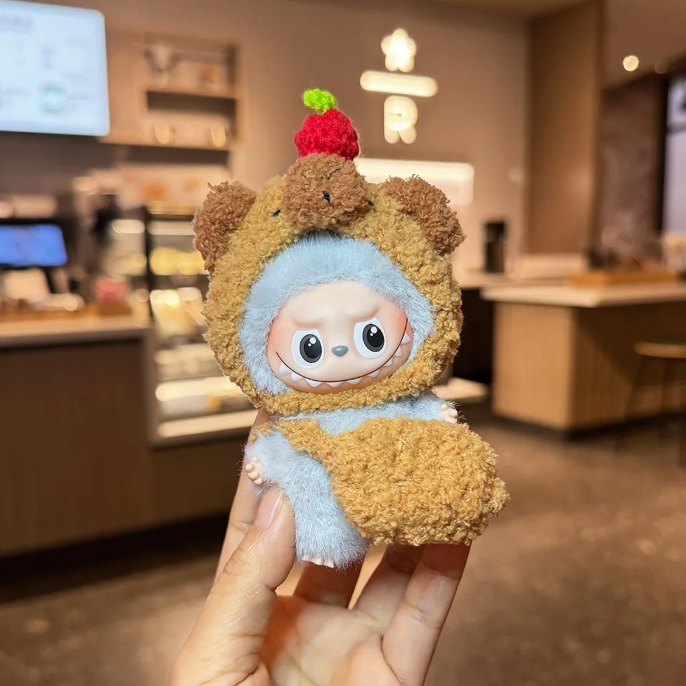 

Only Clothes Cute Animal Themed Clothing for Labubu 4.0 The Monsters Pin Doll Clothes Accessories Ropa Labubu