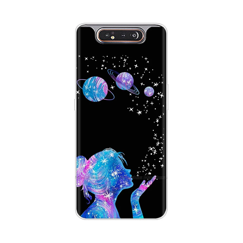 For Samsung Galaxy A80 Case Soft TPU Silicone Phone Back Cover For Samsung A80 2019 A 80 Galaxy A80 A805F A805 SM-A805F/DS Cases