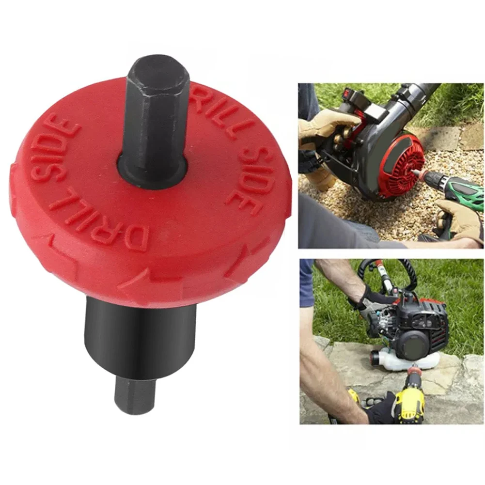 Drill Bit Adapter Mower Drill Bit Adapter Easy Starter Electric Engine Jump Start Lawn Mower Starter Accessories