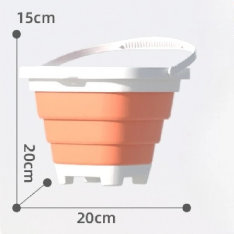 Складное маленькое ведро для воды, подходящее для летних пляжных ведер и ведра для хранения