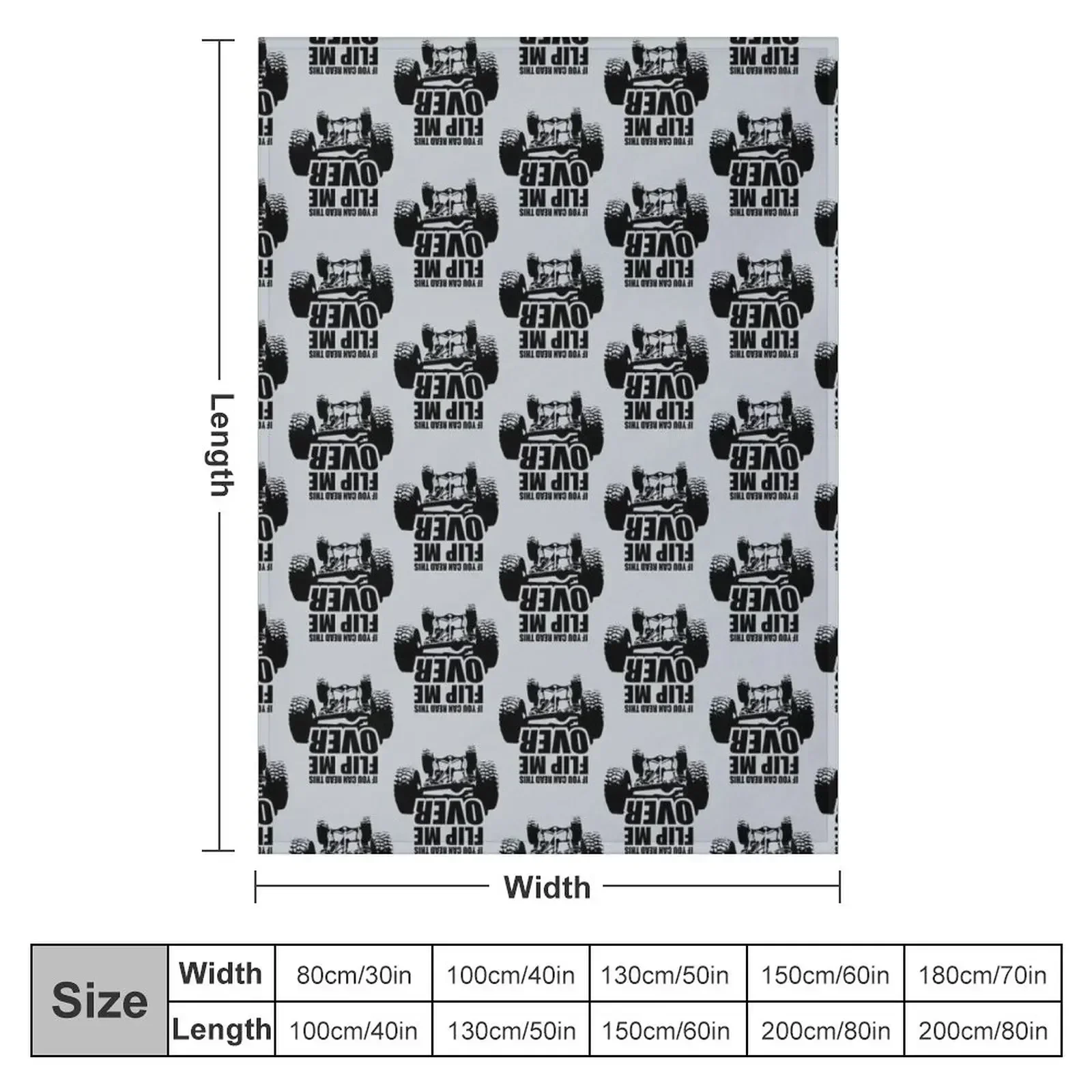 If you can read this flip me over Throw Blanket Thermal heavy to sleep Loose warm for winter wednesday Blankets