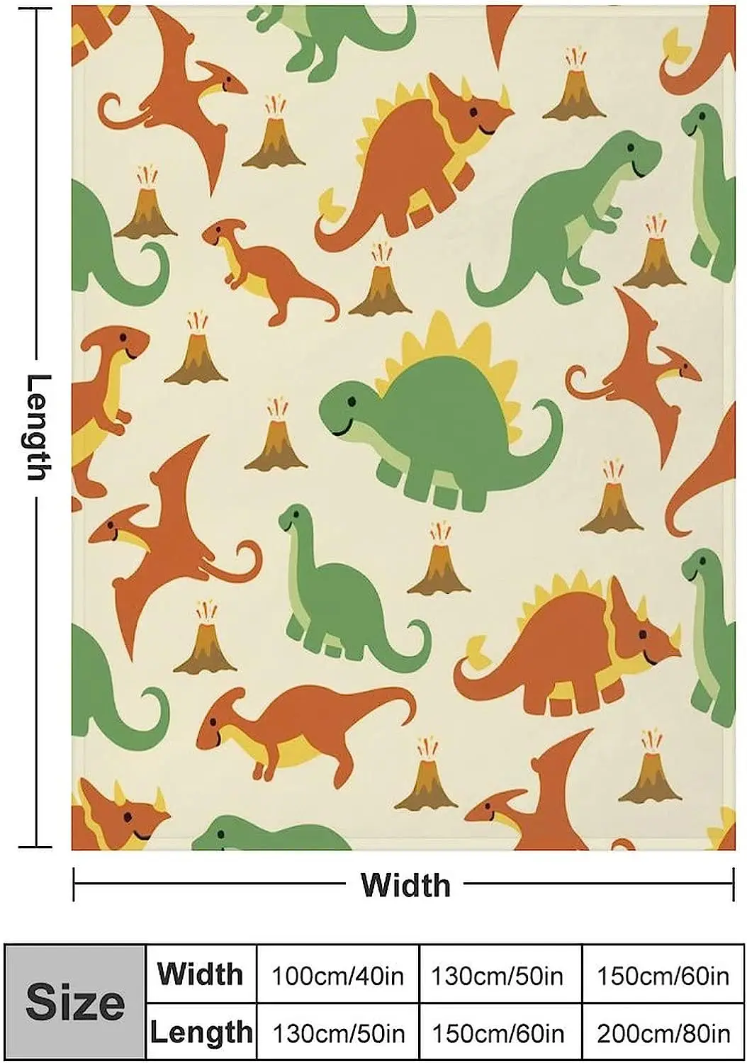 Familly of Dino Over Printing Blankets, Super Soft Blankets Anti-Pilling Flannel Throw Blanket for Home Bedding Living