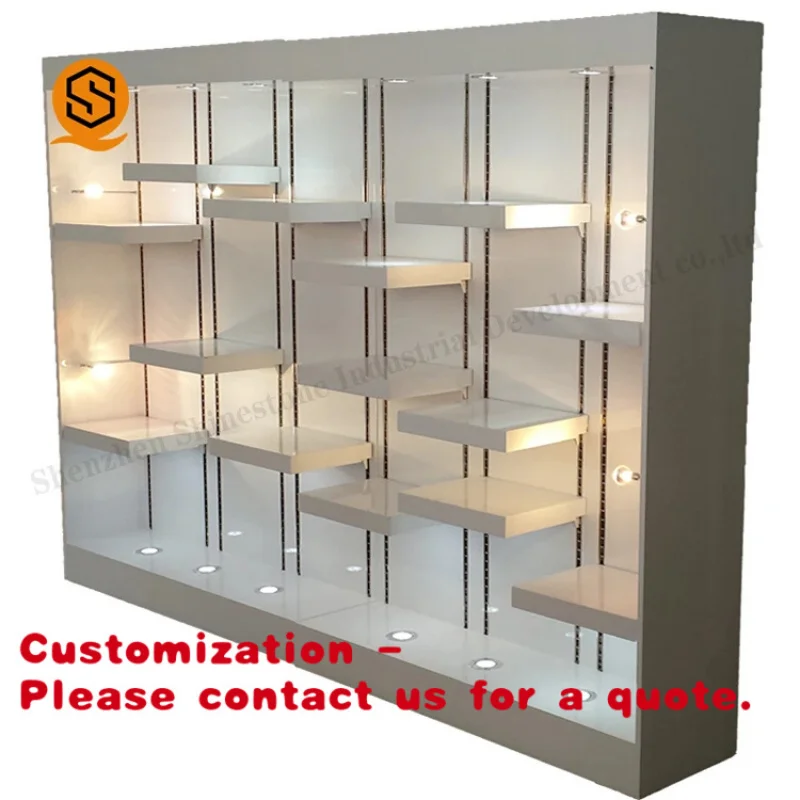 

Customize.Hot Selling Simple LED Display Design Acrylic Solid Surface Display Shelves Sale