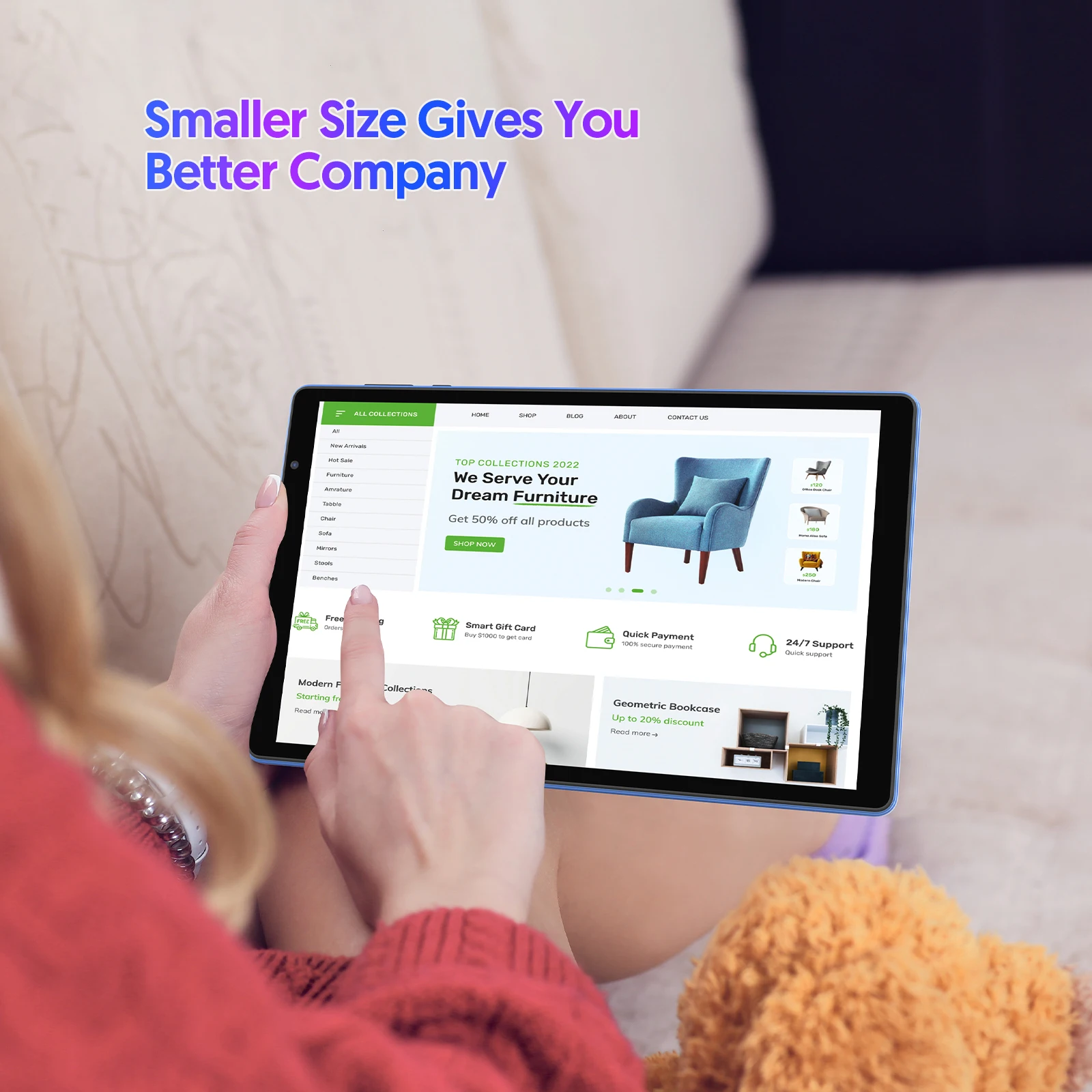 BAKEN 10-inch Tablet, Quad-core Processor, 4 (2+2)GB ROM + 32GB RAM, 1TB Expandable Memory, Wi-Fi 6, Bluetooth, Google Play GMS