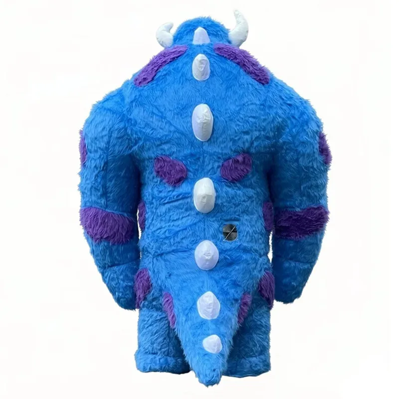 Blue Bear Inflatable Cartoon Doll Costume Giant Mascot Cat Role Play Dress up for Party Celebration view 2