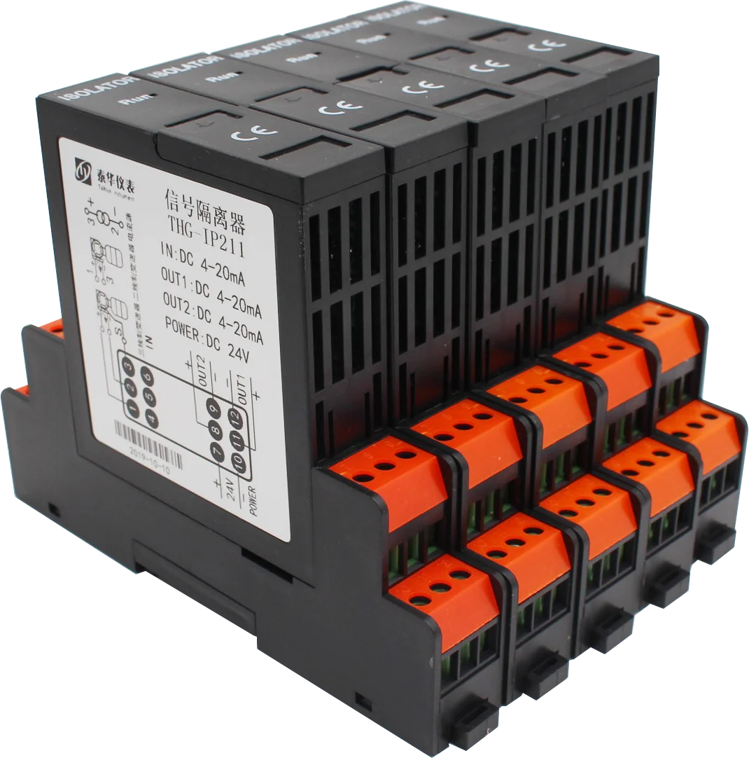 4-20mA Signal Isolator Module Potentiometer Transmitter 1 In2 Out0-5V 0-10V Converter DIN Rail Mount For Industrial Automation