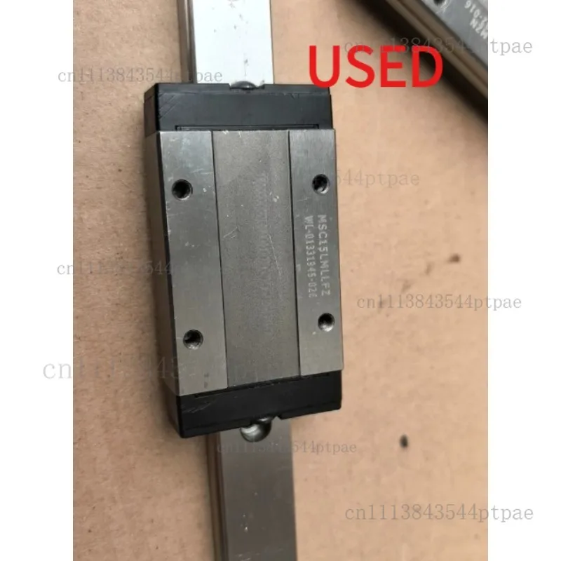 1PC MSC15LMLLFZ+C15LMZN micro linear guide, extended slide stainless steel, interchangeable MGN15H, 15mm micro guide (real pictu