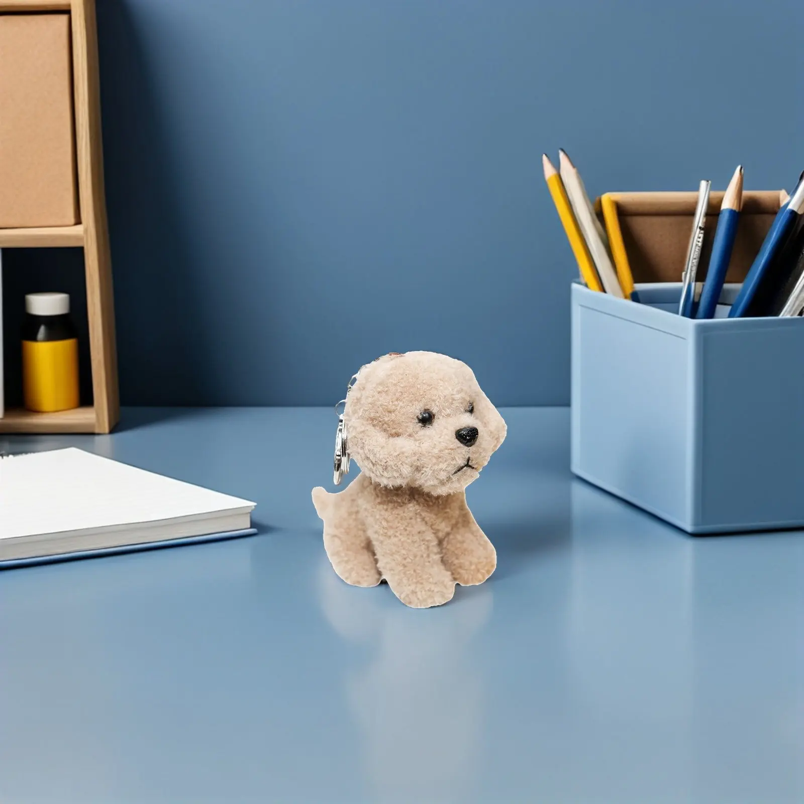 

Dog Hanging Key Chain Wear-Resistant Stuffed Bag Pendant Decorative Keychain Cute Portable Cartoon Bag Accessories Lovely Keys