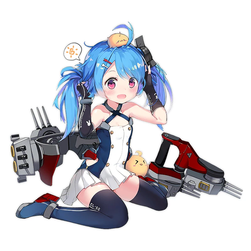 Three Ratels CYX15 Azur Lane HMS Neptune Anime sticker for car bike motorcycle laptop wall stickers for home decoration