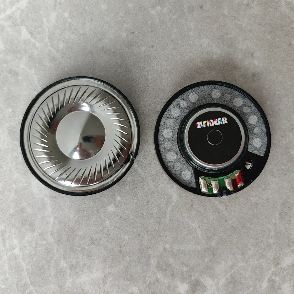 ELFINEAR Unidades de altavoz para auriculares profesionales de titanio de 40 mm, ideales para entusiastas y profesionales de audio