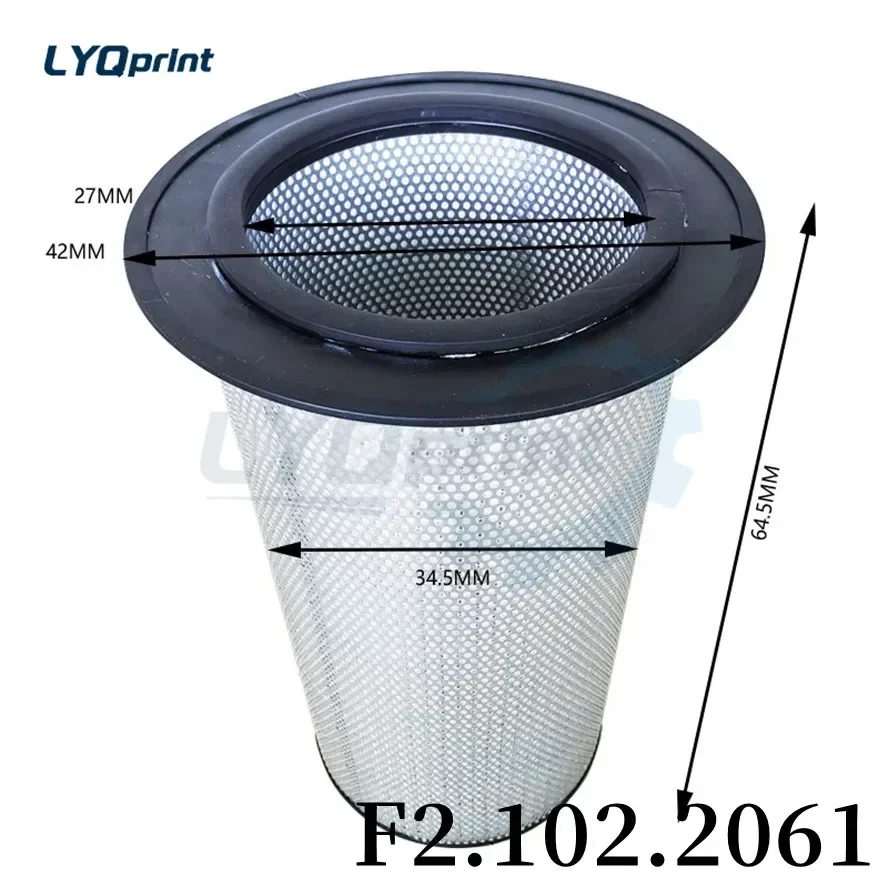 

Фильтр лучшего качества F2.102.2061 42*27*64,5*34,5 см Фильтр Impressora для офсетной машины Heidelberg SM102