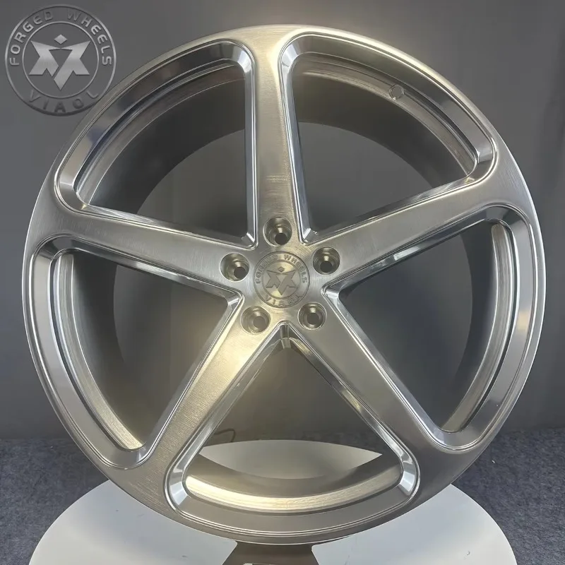 Personalized High-End Forged Deep Dish Alloy Rims OEM Fitment Staggered Bronze 5 Spoke Custom Forged Luxury SUV