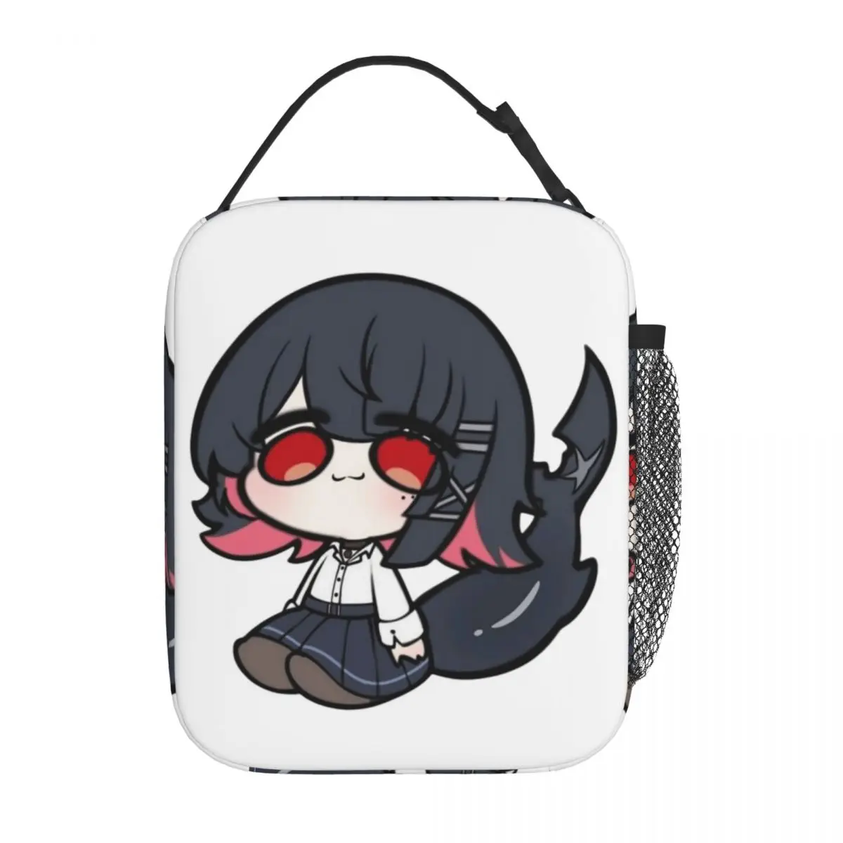 Anime Zenless Zone Zero Chibi Ellen Joe Insulated Lunch Bag for Women Children Portable Food Boxes Thermal Lunch Box Tote