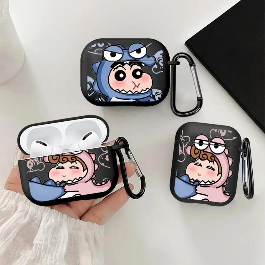 Kopfhörerhüllen Schutzhülle für Airpods Pro 2 Pro3 Pro2 4 1 3 Cartoon Crayons Shinchan