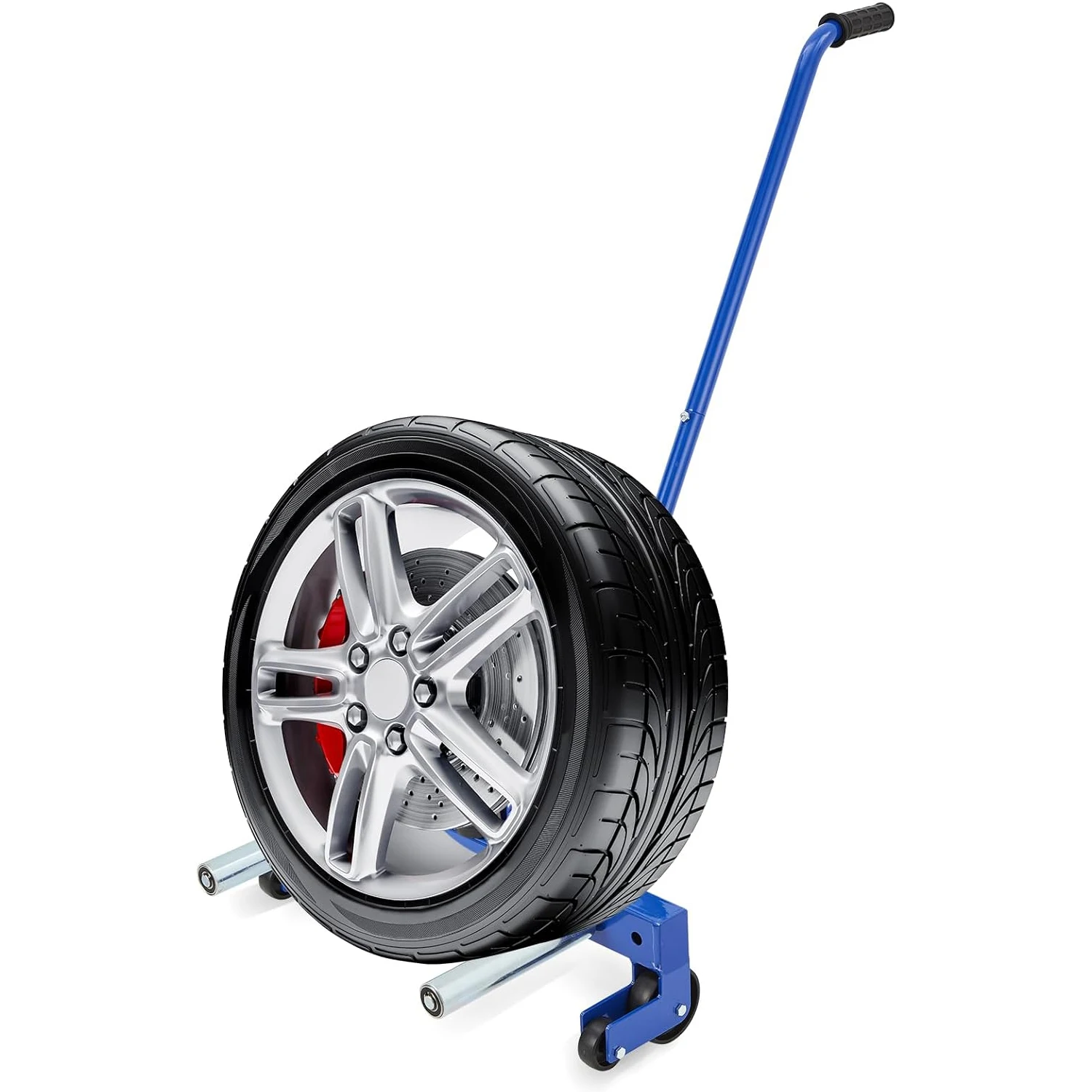 

500 LBS Heavy-Duty Tire Dolly, Adjustable Heavy-Duty Wheel Moving Cart Tire Transport Tool for Effortless Tire Moving & Storage in Garages, Workshops, Auto Repair Shops, Blue