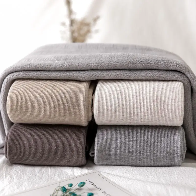 Leggings sportivi da donna Aderenti Fodera ricamata carina Sollevata setosa aspetto spesso Peluche antiscivolo?? Micro corno da donna