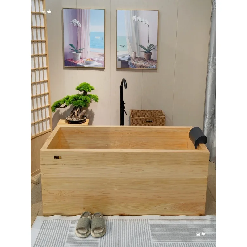 Juniper bathtub Japanese basin Adult household strong old craftsmanship