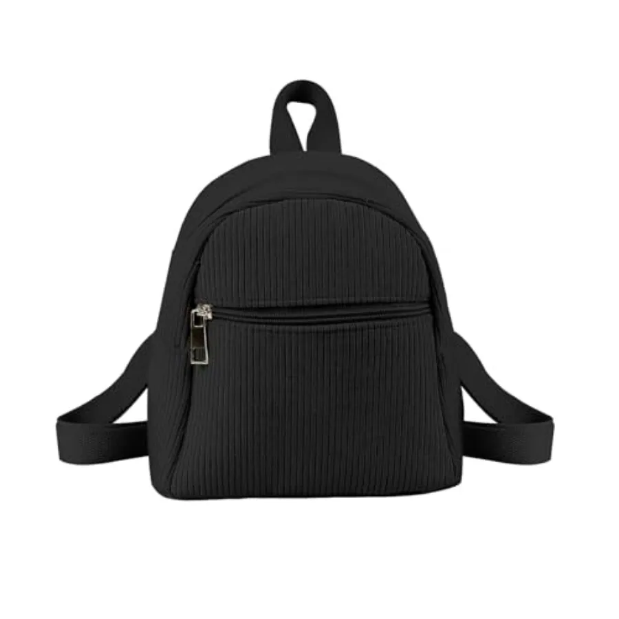 

Corduroy Small Backpack, Stylish Mini Backpack Purse Small Backpacks for Women, Cute Backpack for Travel, Shopping