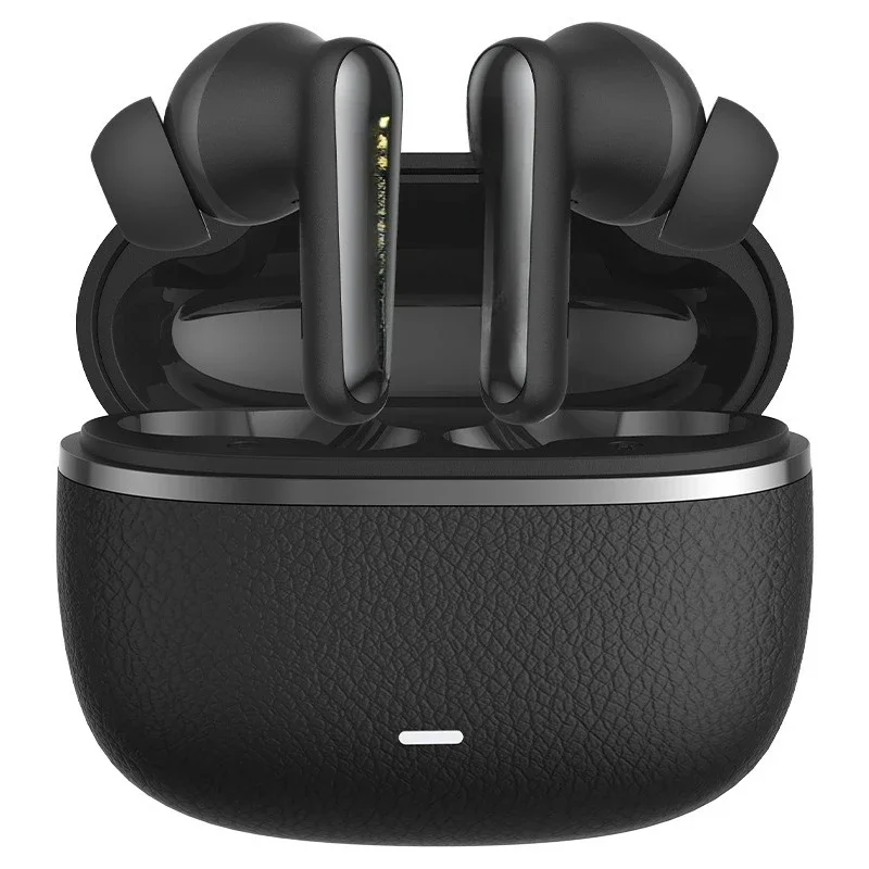 

Bluetooth headset, in-ear six wheat active noise reduction MH22228 new high-end leather pattern warehouse