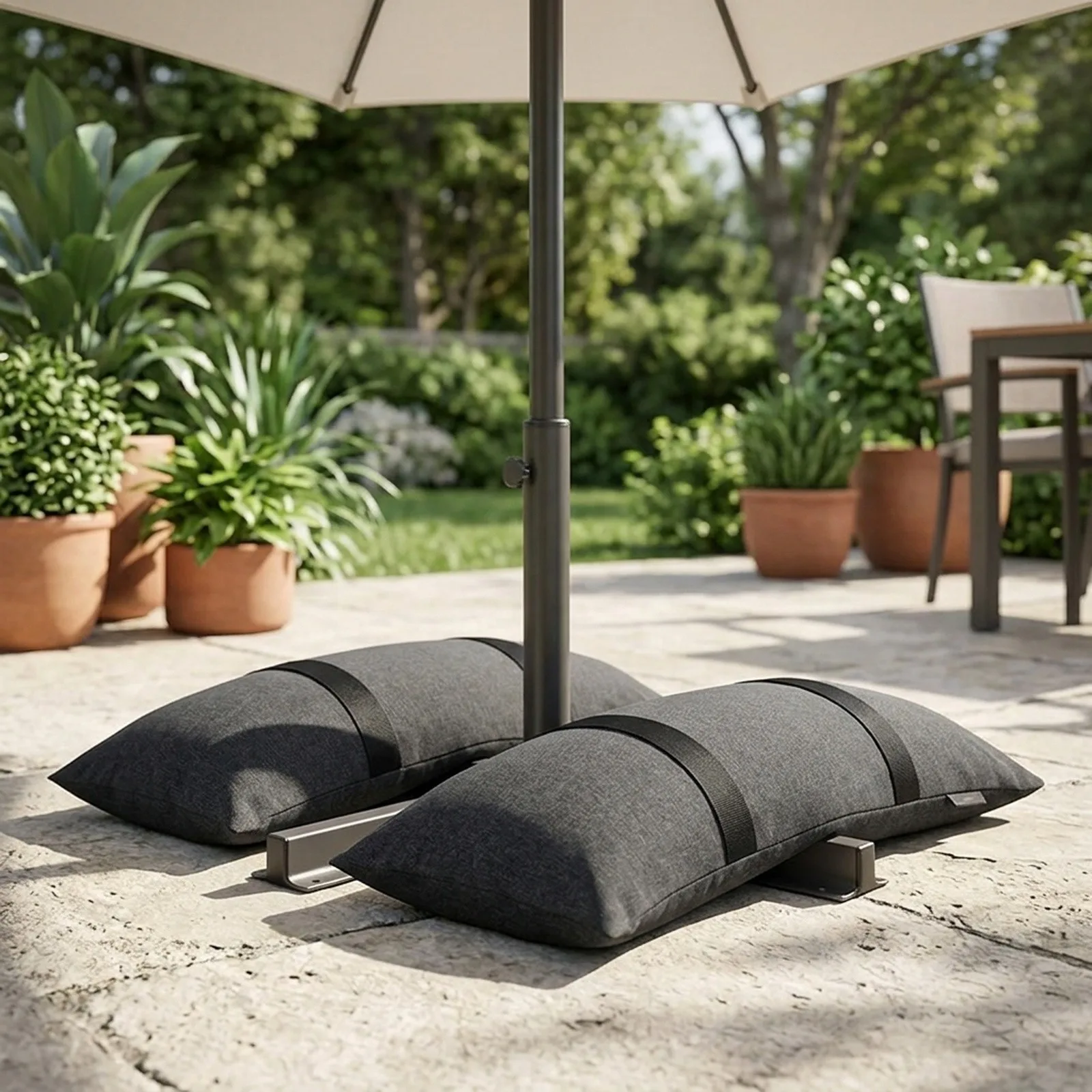 Easy To Fill And Carry Outdoor Patio Garden Carry Fill Fitment Use Canopy Umbrella Base Weights Optimal Weight