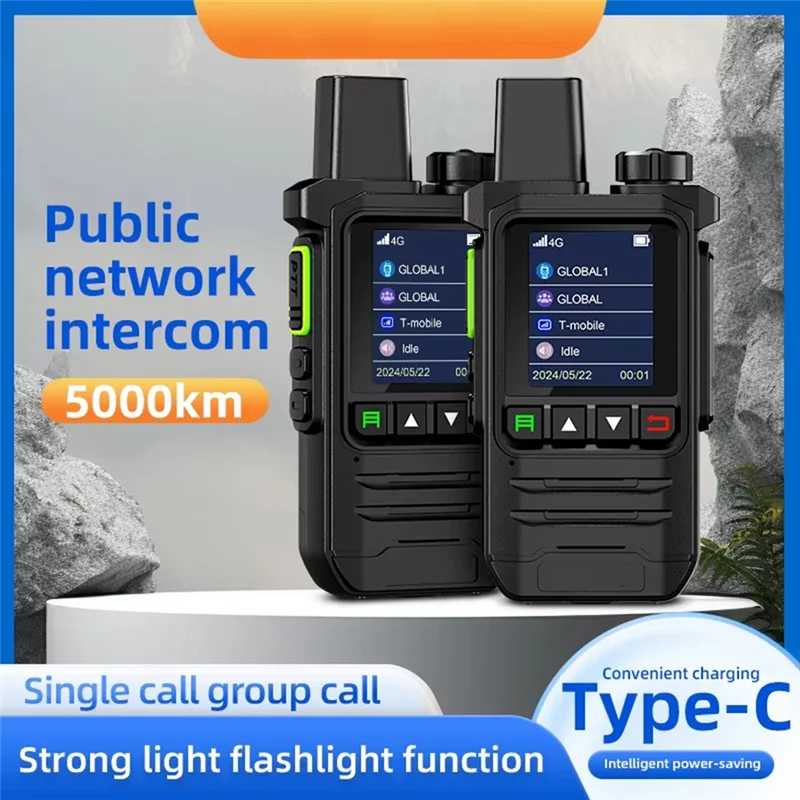 L62A 50000 Km بطاقة الاتصال الداخلي Fleet Global Intercom POC Fast PTT بدون مسافة مكالمة EU-Plug