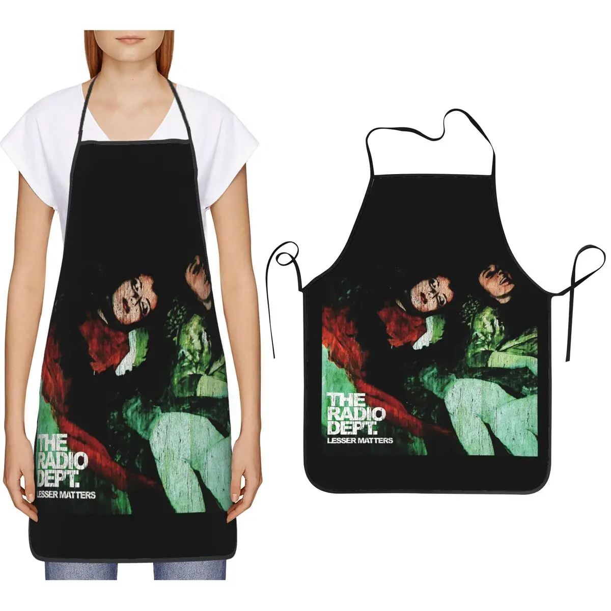 

Радиодебльт. Фартуки Lesser Matters для шеф-повара, кулинарии, кухни, нагрудник без рукавов, кухонный сарафан для уборки для женщин и мужчин