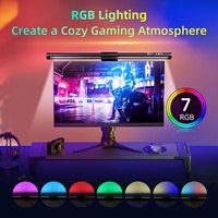 Desk Lamps For Pc Monitor Computer Dimming Led Lamp Magnetic Office Lights  Monitor Stepless Hanging Light Bar for Pc Screen RBG