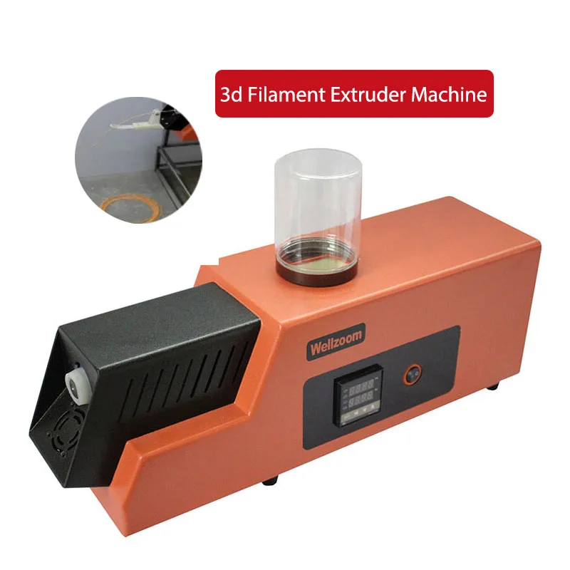 3D Filament Extruder Machine 3D Filament Maker Desktop 3D Printing Consumables Extruder 1.75mm 3mm Speed Adjust+able REX-C100