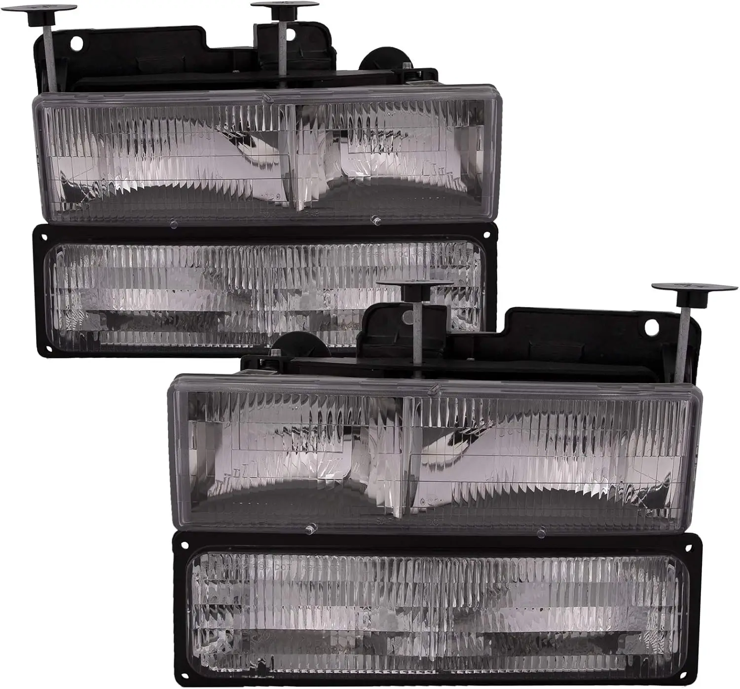 

Галогенные фары с хромированным корпусом, совместимые с Chevrolet GMC Blazer Silverado C/K 1500 2500 3500 Suburban HD Chevy Pickup JIM