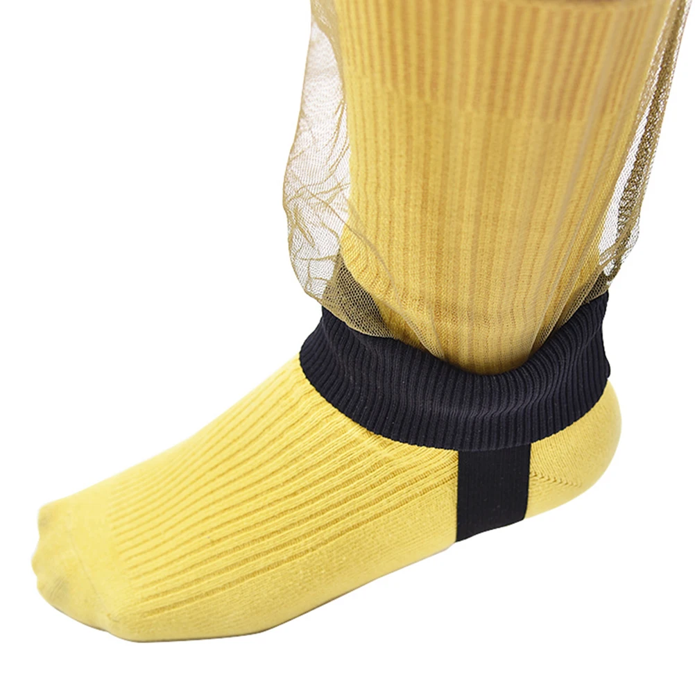 

2 Pairs Anti-bite Pants Leg Cover Feet Protector Net Mesh Foot Hiking Green Man