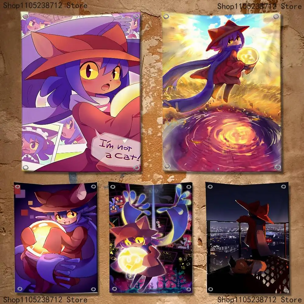 

O-Oneshot N-Niko High-Quality Flag Tapestry Banner Bedroom Living Room Bar Party Wall Decor Outdoor Use