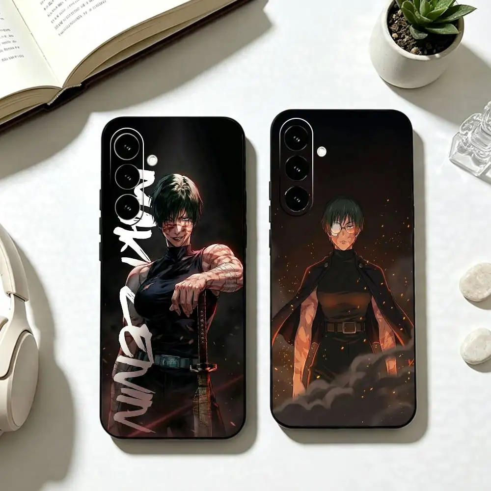 JJK M-Maki Zenin  Phone Case For Samsung Galaxy A73,A72,A71,A70,A53,A52,A51,Others Soft Black Cover