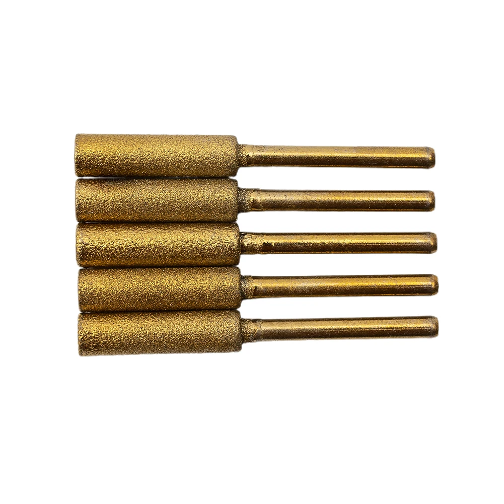 Burr Stone File for chainsaw Sharpener For Metal Polishing Grinder Grinding Heads Grinding Machines 15PCS 4/4.8/5.5mm