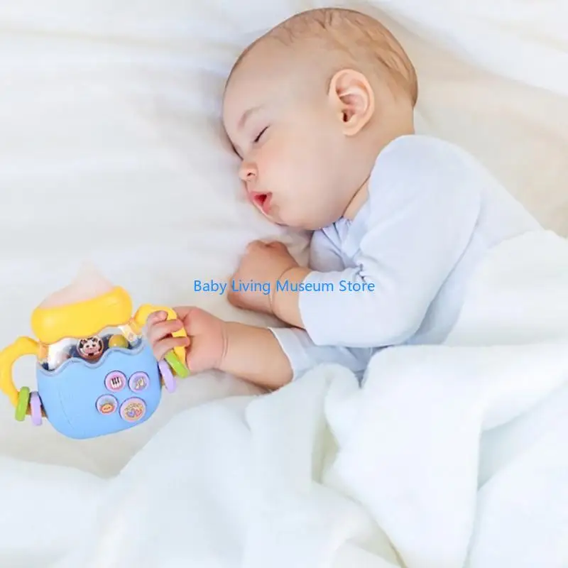 P31c giáo dục ratsle bé chai đồ chơi đồ chơi đồ chơi teether an toàn cho trẻ sơ sinh ánh sáng đồ chơi mọc răng
