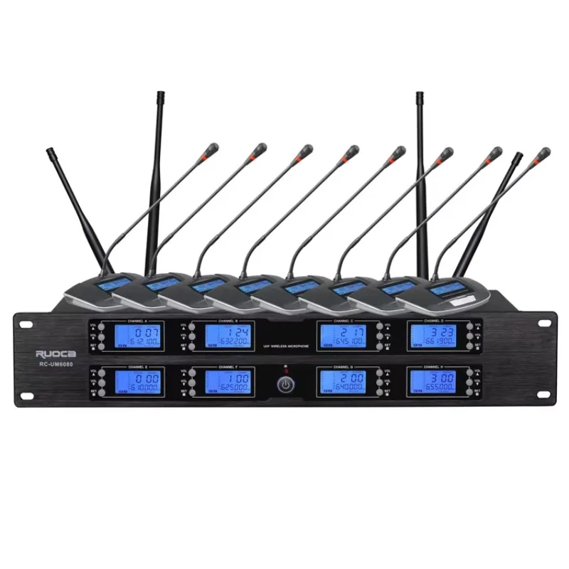 

Hot sell 8 channel professional system conference microphone wireless