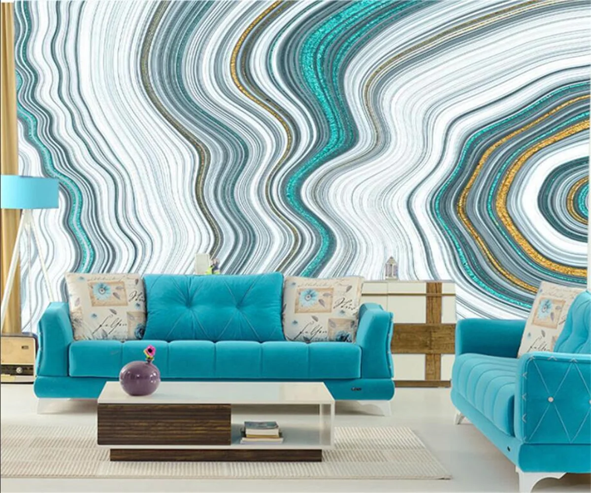 

Custom mural Nordic abstract art graffiti personality light luxury marble wallpaper living room TV background wall wallpaper