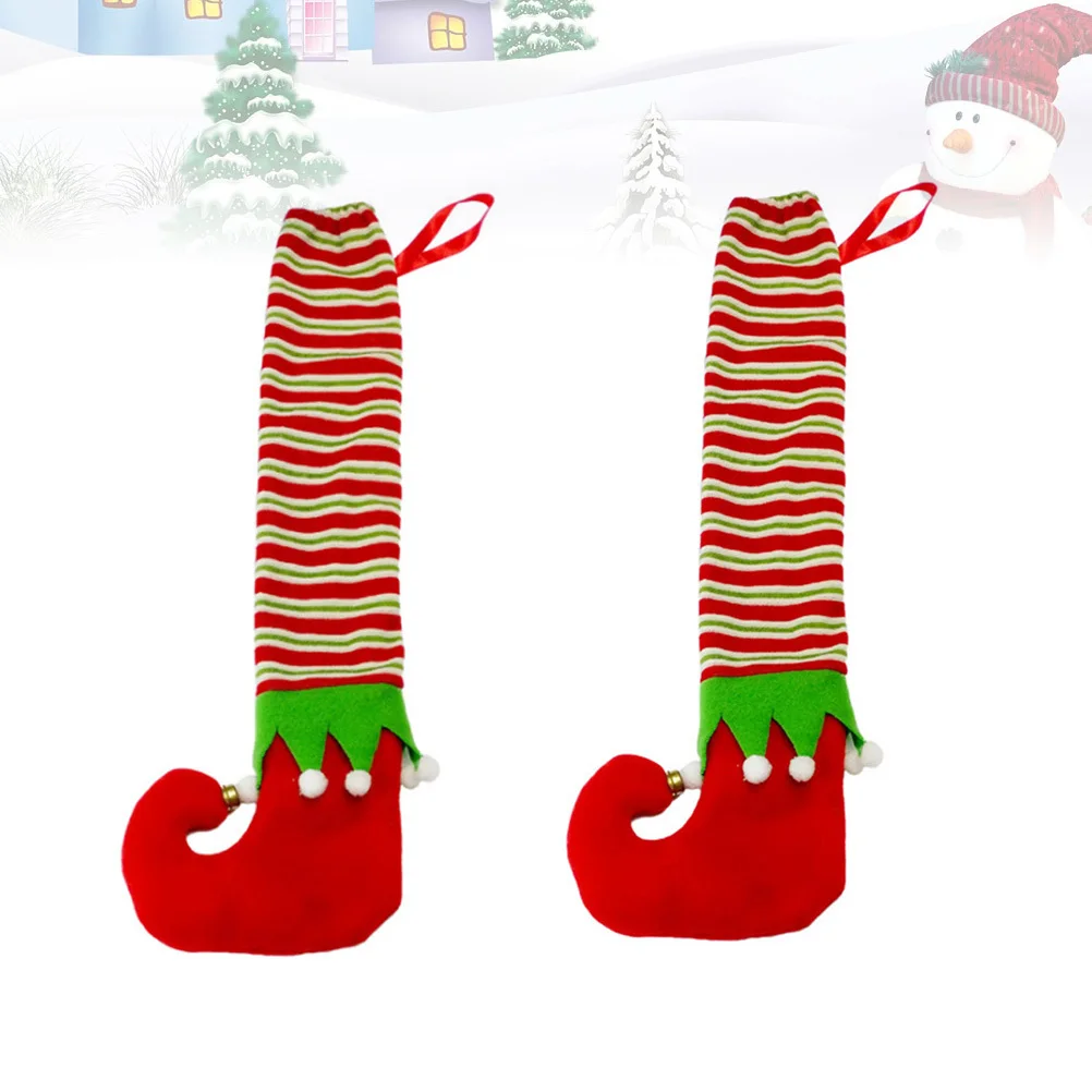 

2pcs Chair Feet Covers Table Leg Protectors Soft Cloth Anti-Slip For Hardwood Laminate Vinyl Cartoon Chair Feet