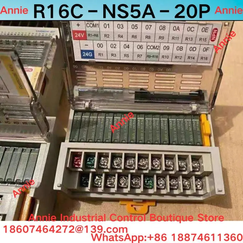 Second-hand test OK  R16C NS5A 20P 16 point small relay terminal (R16C A series)